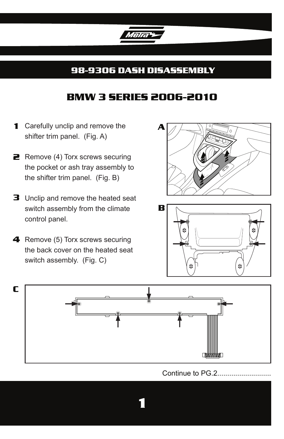 Metra Electronics 98-9306 User Manual | Page 3 / 12