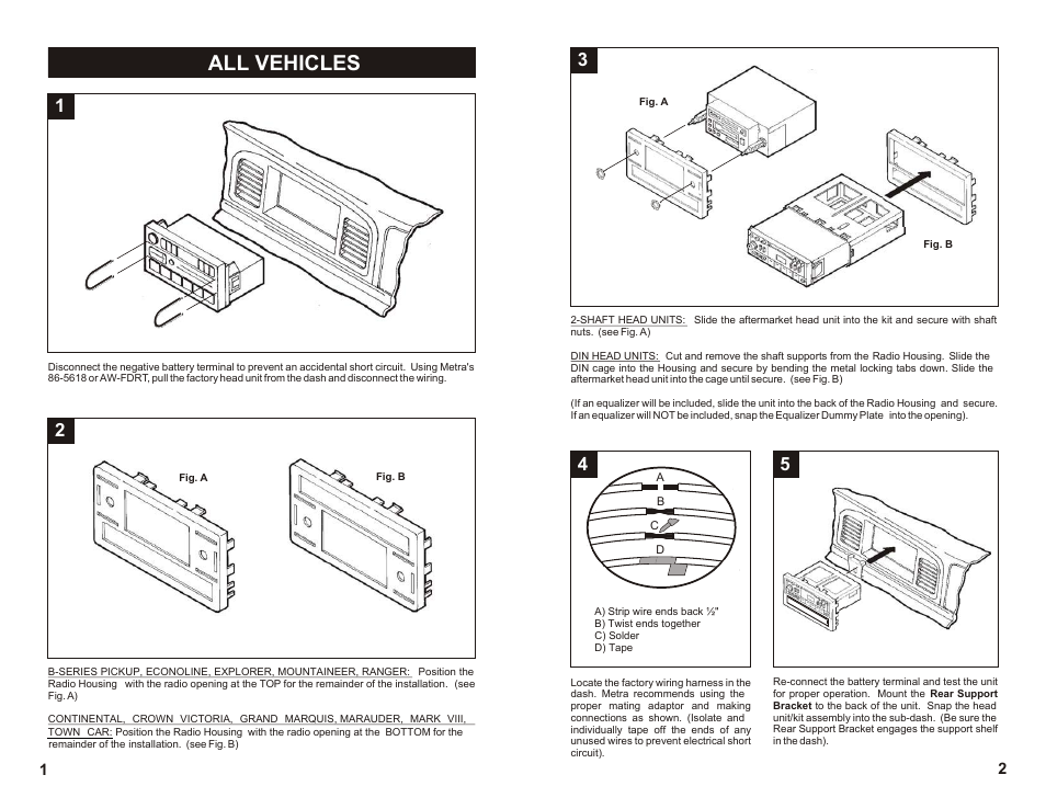 All vehicles | Metra Electronics AW-560FD User Manual | Page 2 / 2