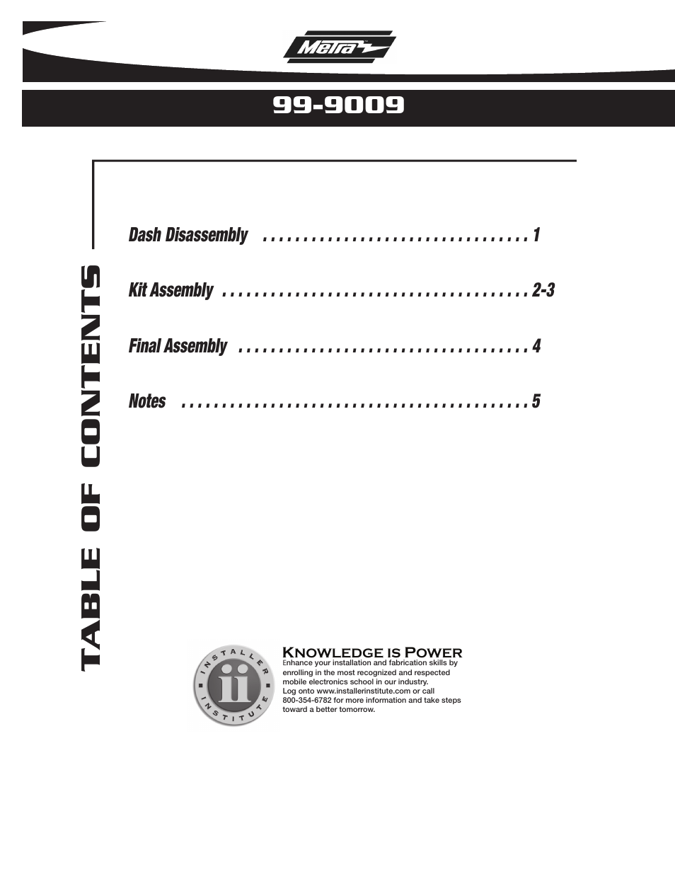 Metra Electronics 99-9009 User Manual | Page 2 / 8