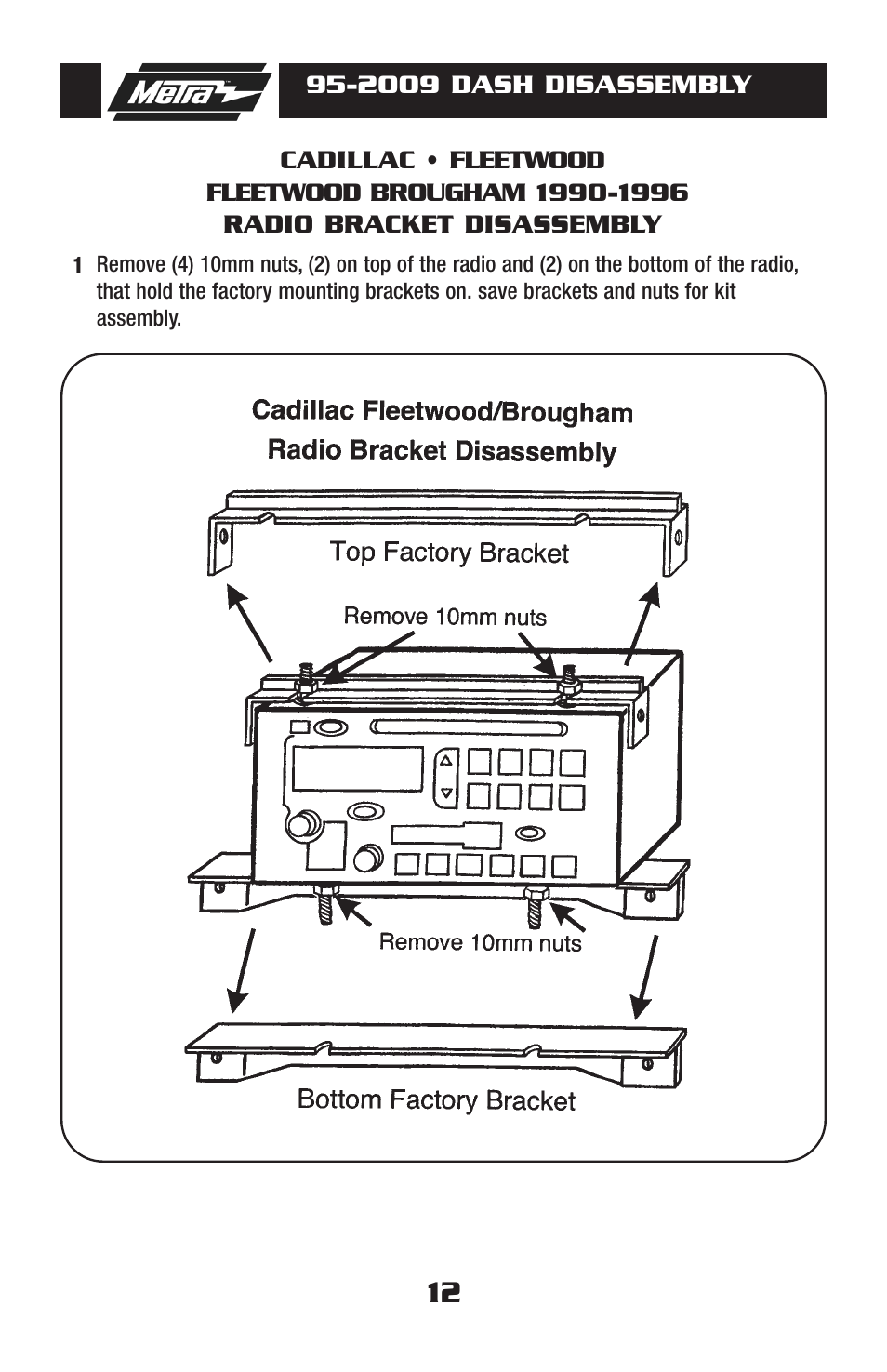 Metra Electronics 95-2009 User Manual | Page 12 / 52