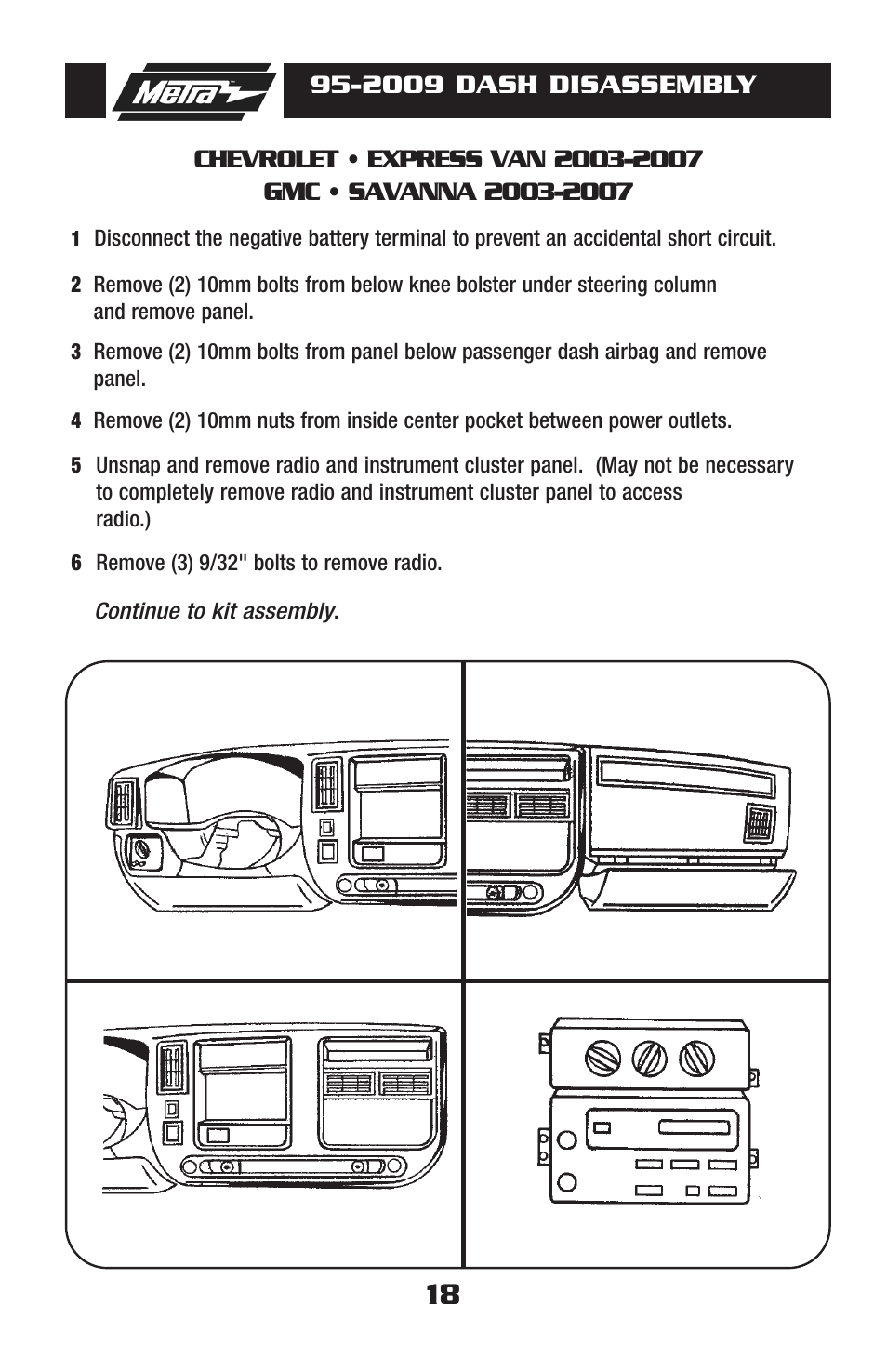 Metra Electronics 95-2009 User Manual | Page 18 / 52