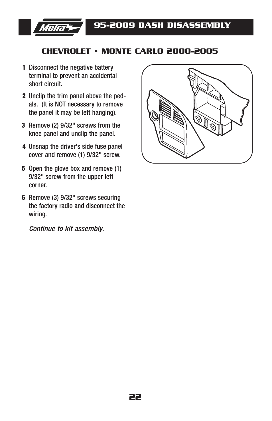 Metra Electronics 95-2009 User Manual | Page 22 / 52