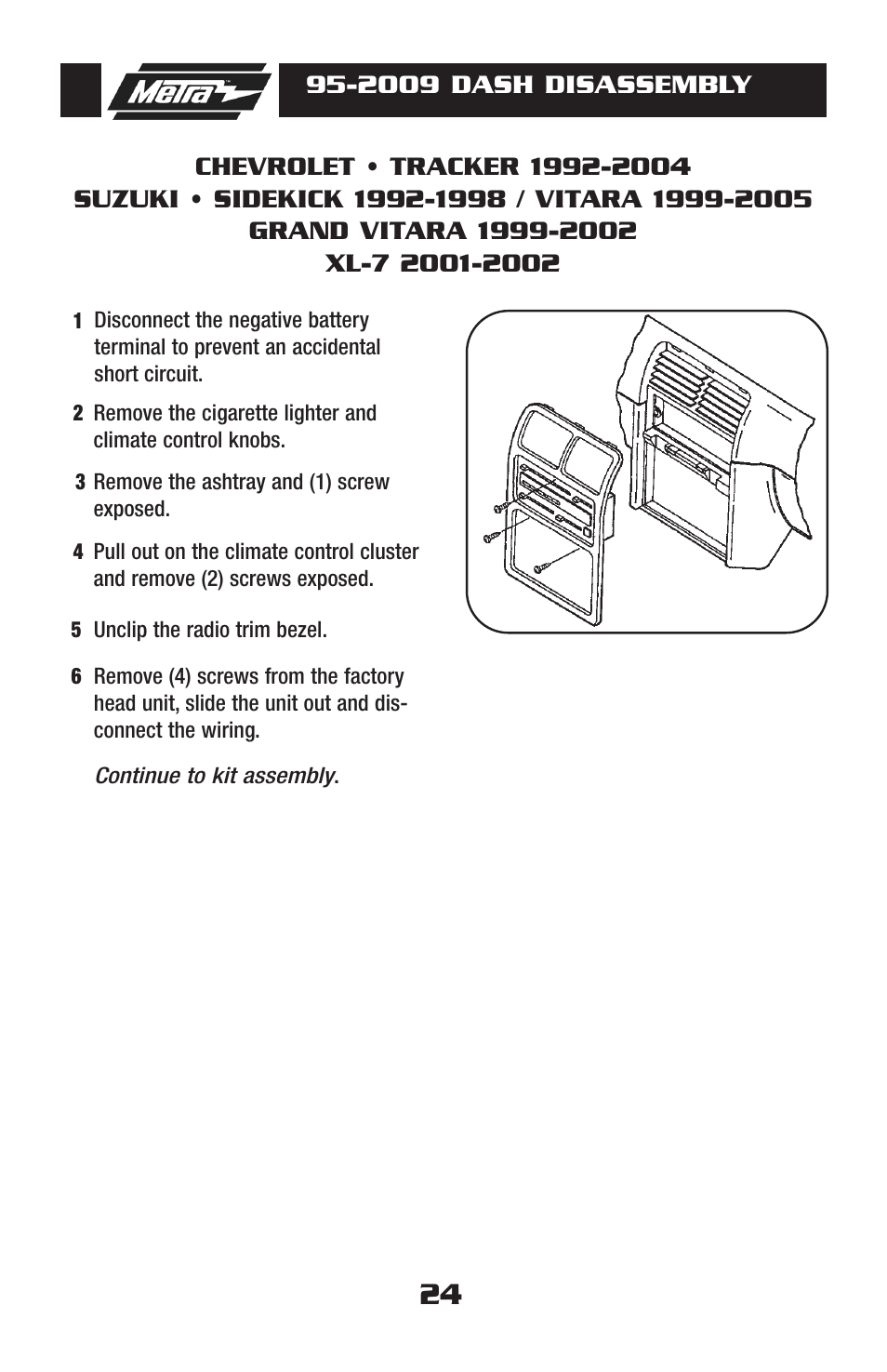 Metra Electronics 95-2009 User Manual | Page 24 / 52