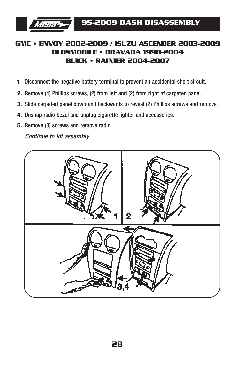 Metra Electronics 95-2009 User Manual | Page 28 / 52