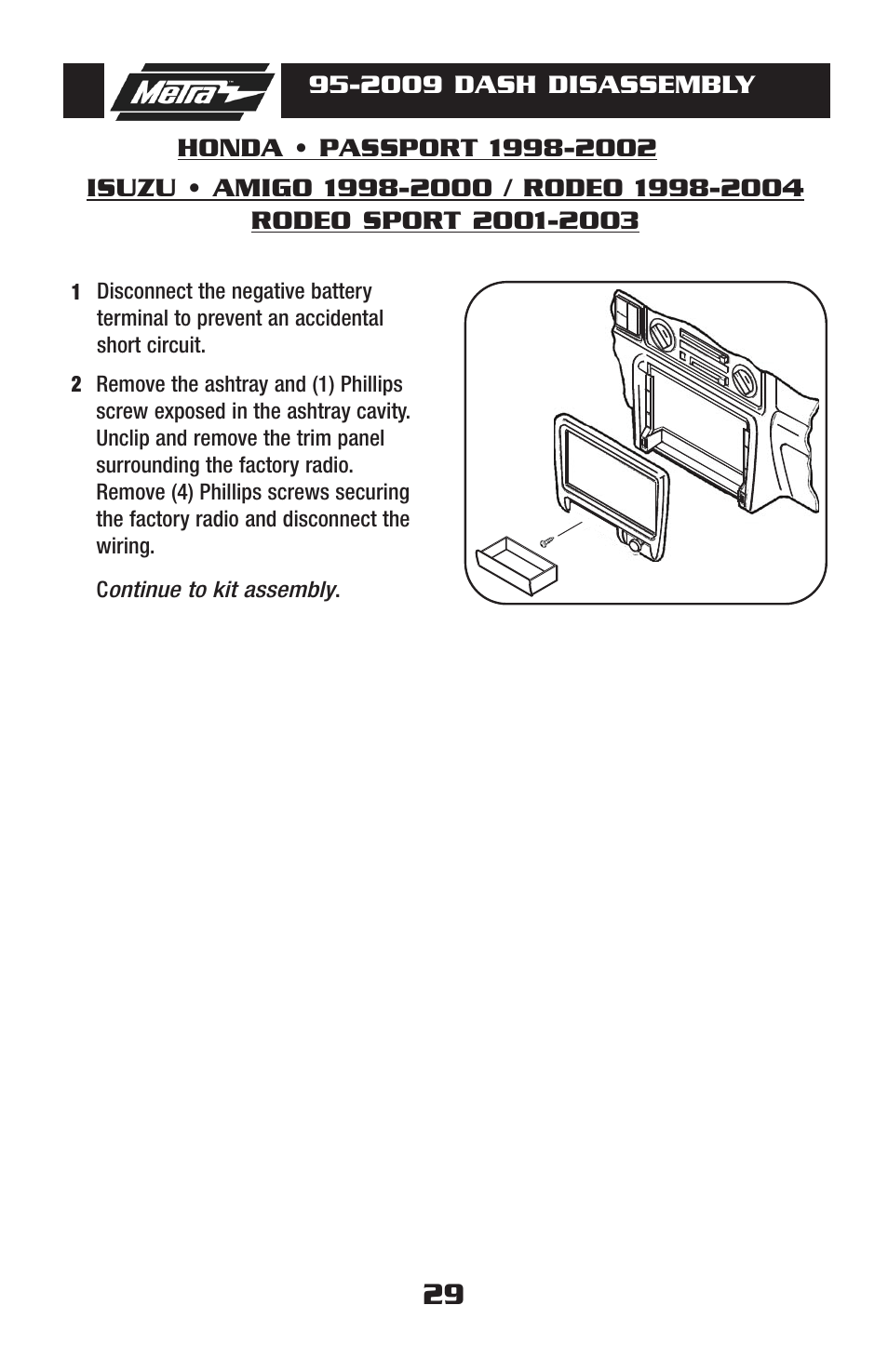 Metra Electronics 95-2009 User Manual | Page 29 / 52