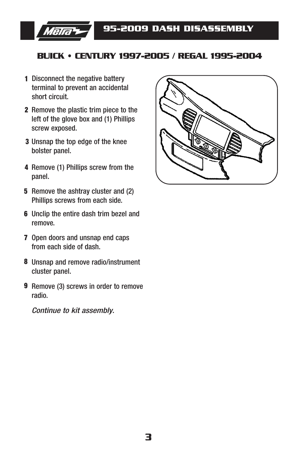 Metra Electronics 95-2009 User Manual | Page 3 / 52