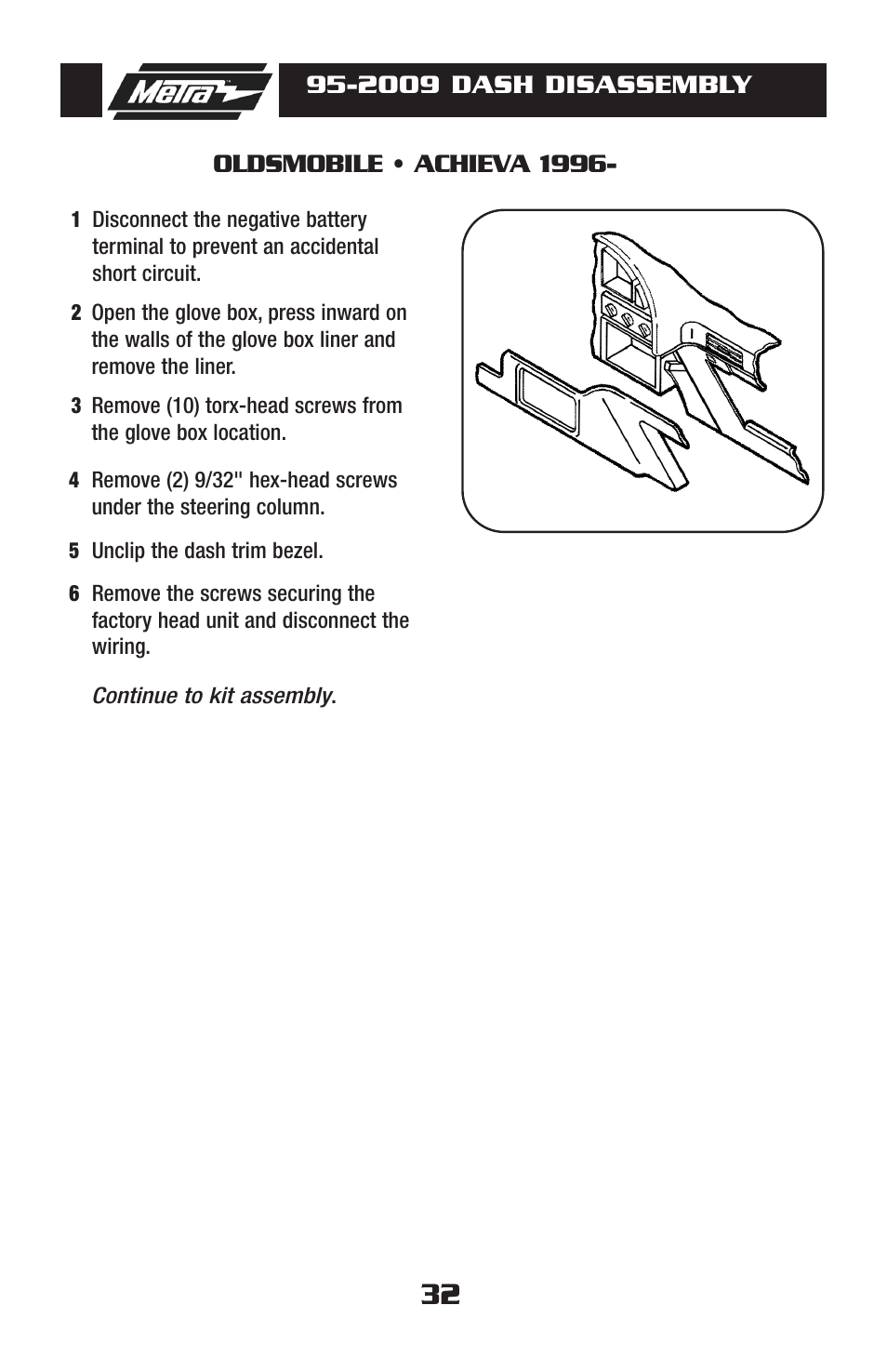 Metra Electronics 95-2009 User Manual | Page 32 / 52