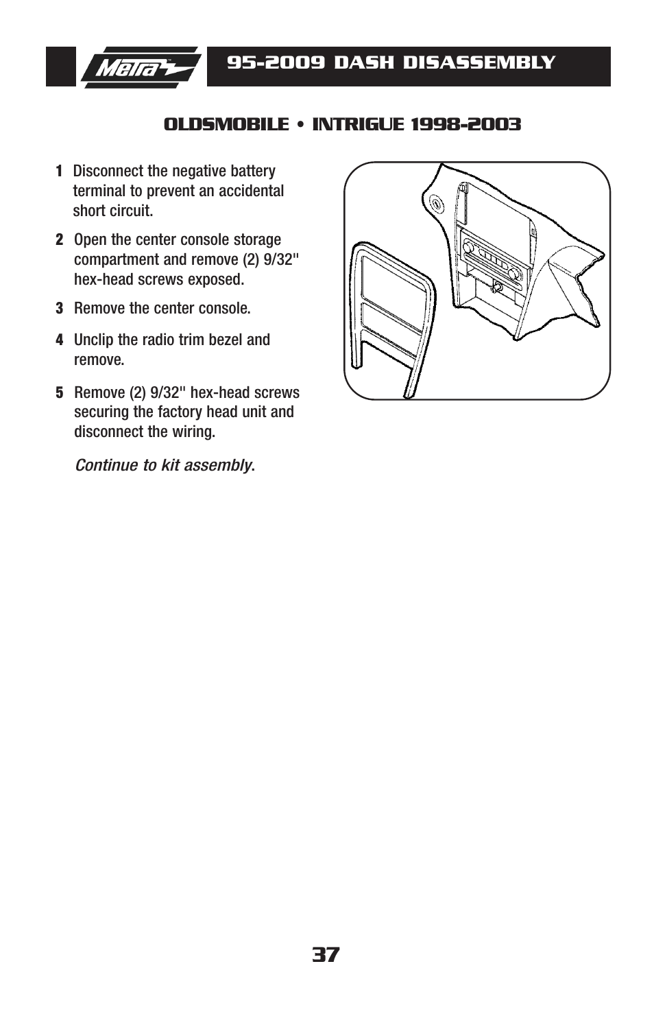 Metra Electronics 95-2009 User Manual | Page 37 / 52