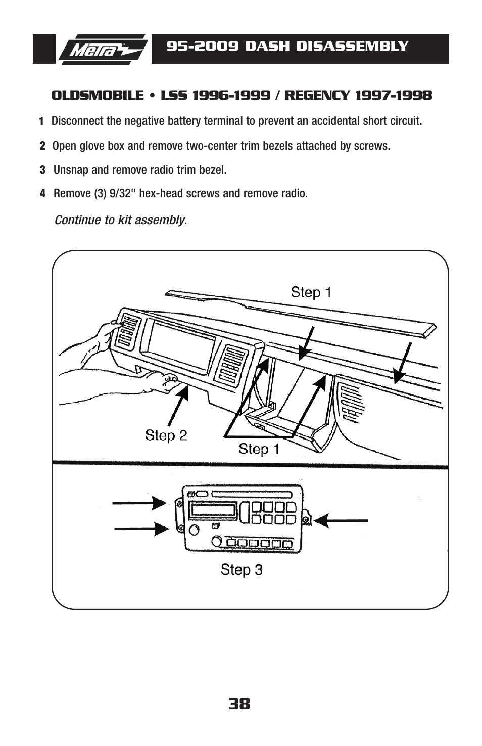 Metra Electronics 95-2009 User Manual | Page 38 / 52