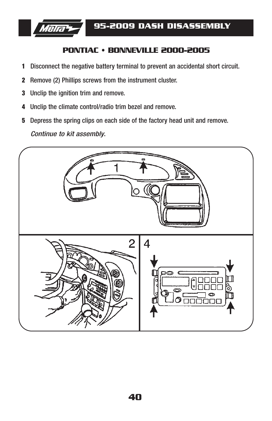 Metra Electronics 95-2009 User Manual | Page 40 / 52