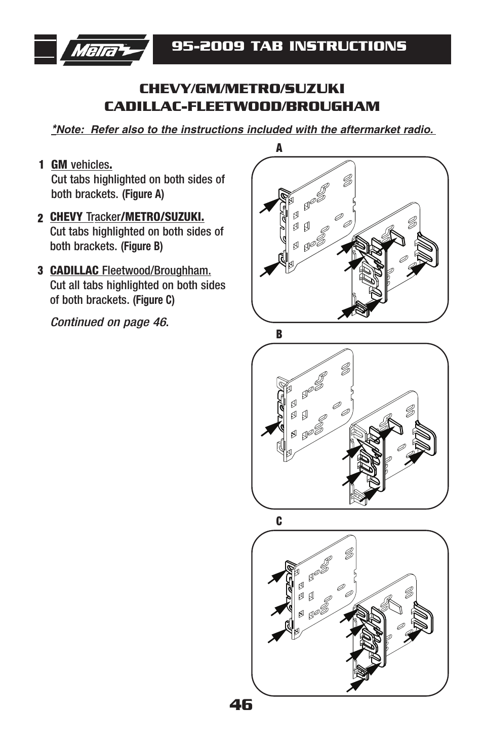 Metra Electronics 95-2009 User Manual | Page 46 / 52