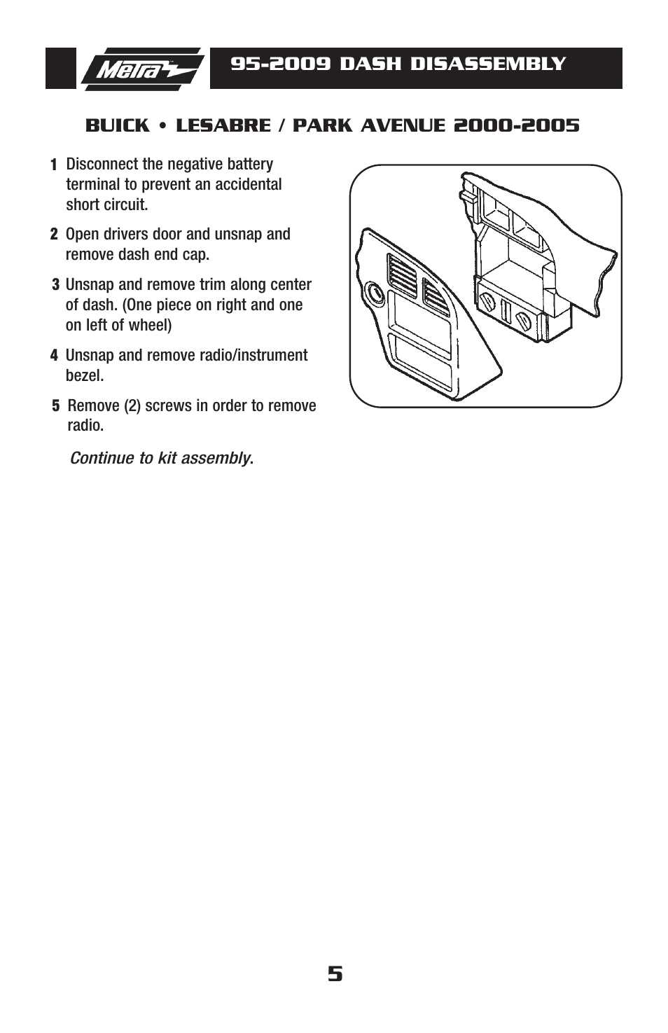 Metra Electronics 95-2009 User Manual | Page 5 / 52