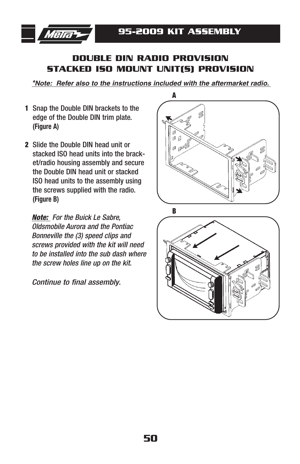 Metra Electronics 95-2009 User Manual | Page 50 / 52