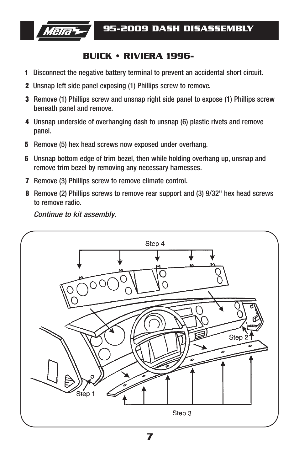 Metra Electronics 95-2009 User Manual | Page 7 / 52