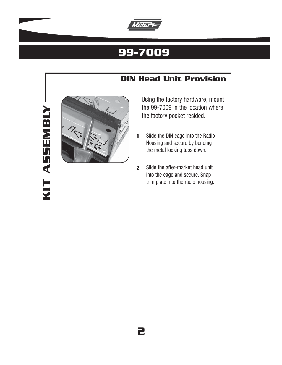 Na 7 b : h h 6 i | Metra Electronics 99-7009 User Manual | Page 4 / 8