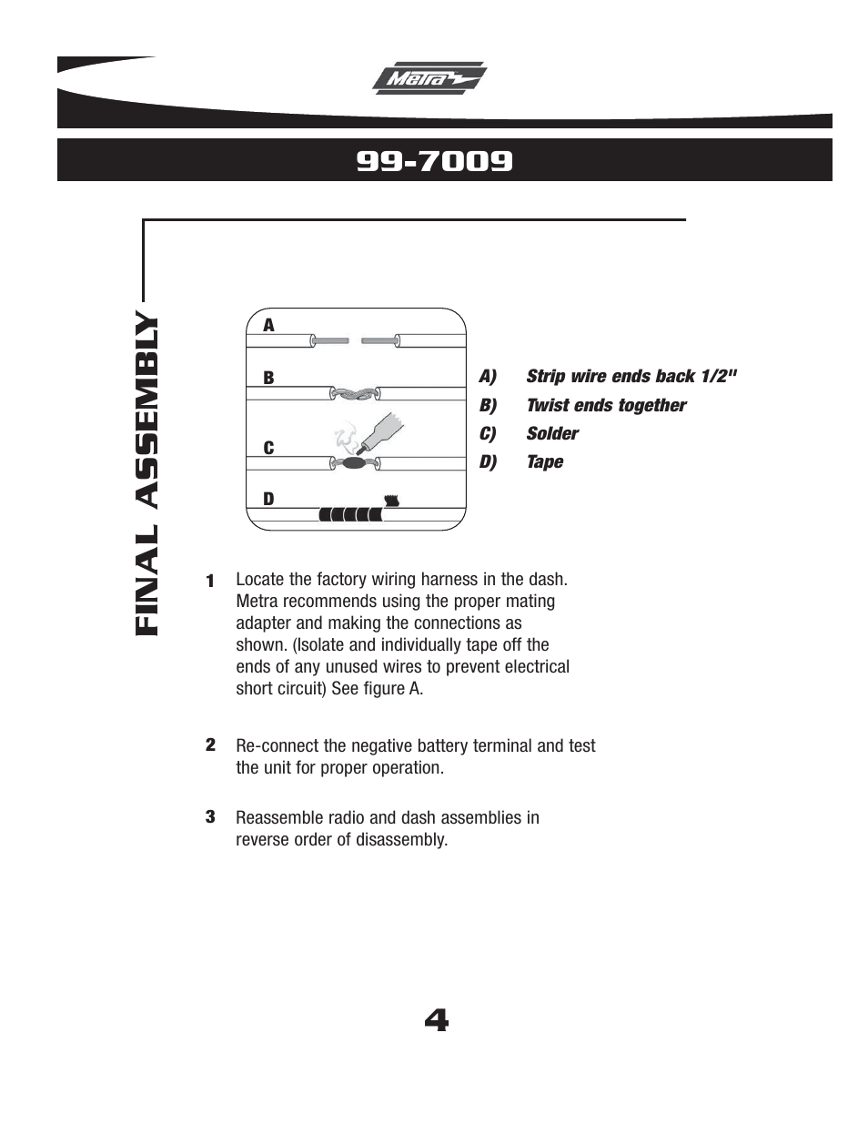 Na 7 b : h h 6 a 6 c | Metra Electronics 99-7009 User Manual | Page 6 / 8