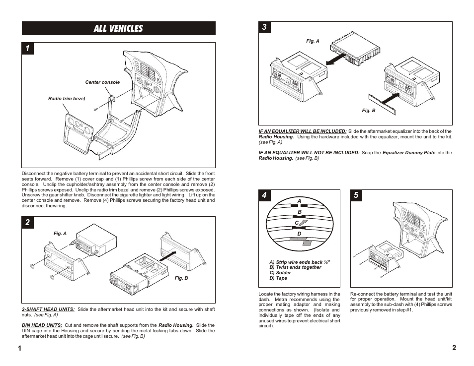 All vehicles | Metra Electronics 99-7006 User Manual | Page 2 / 2