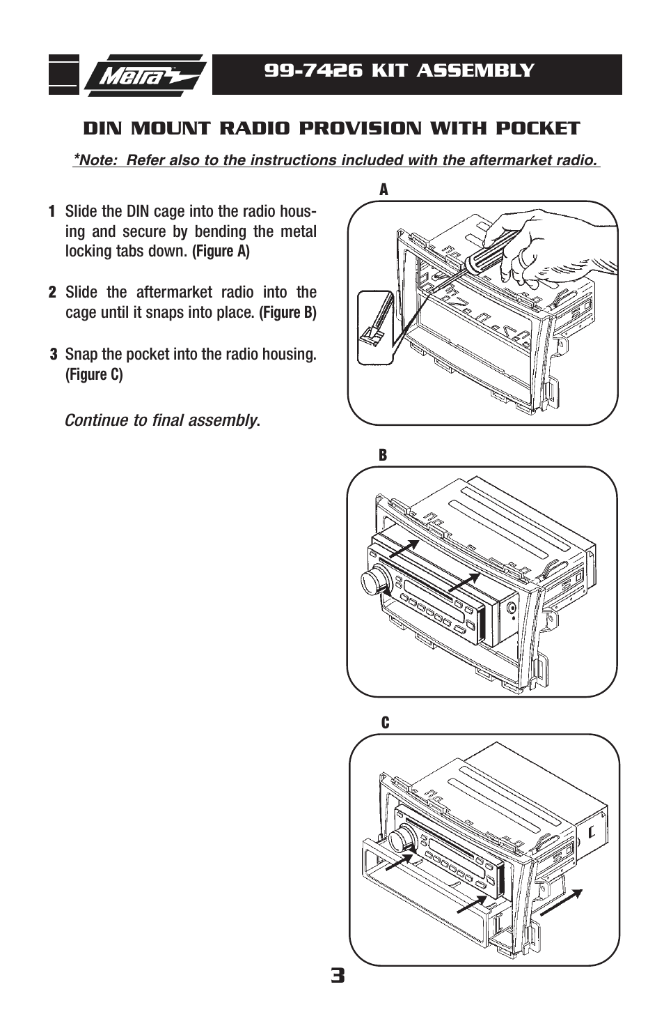 Metra Electronics NISSAN MURANO 99-7426 User Manual | Page 5 / 8