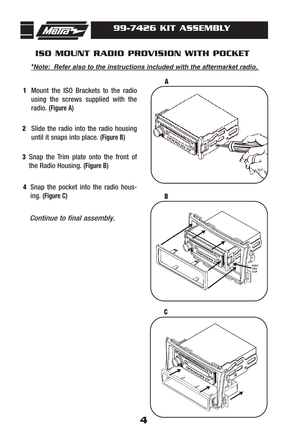 Metra Electronics NISSAN MURANO 99-7426 User Manual | Page 6 / 8