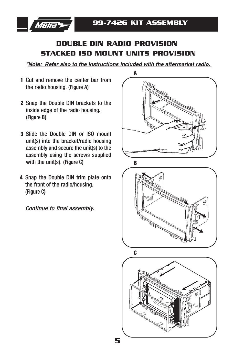 Metra Electronics NISSAN MURANO 99-7426 User Manual | Page 7 / 8