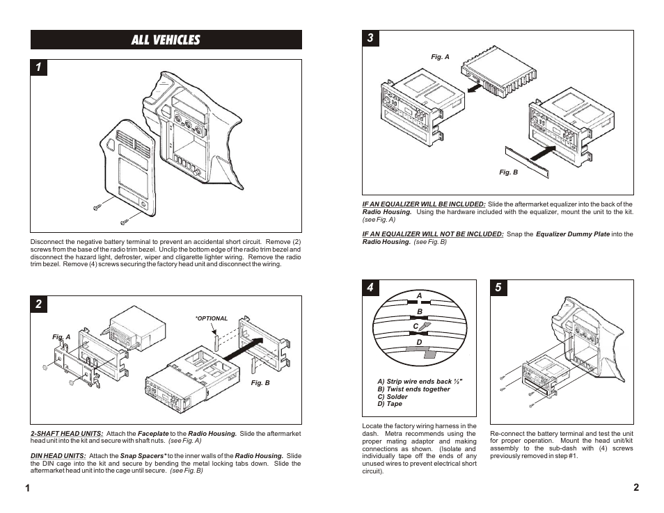 All vehicles | Metra Electronics 99-7579 User Manual | Page 2 / 2