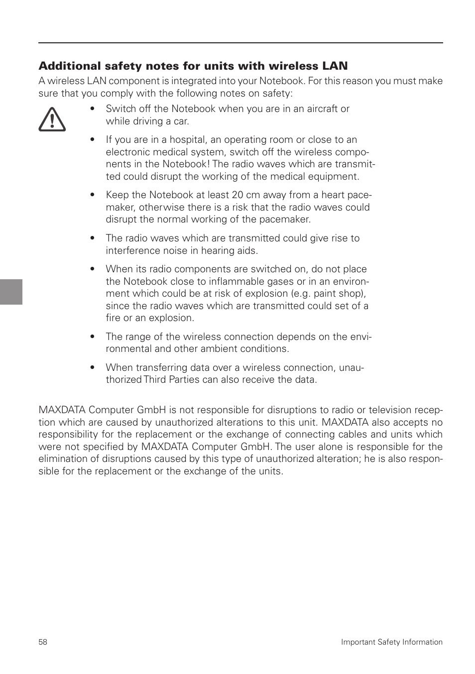 MAXDATA PRO 8100 IWS User Manual | Page 12 / 44