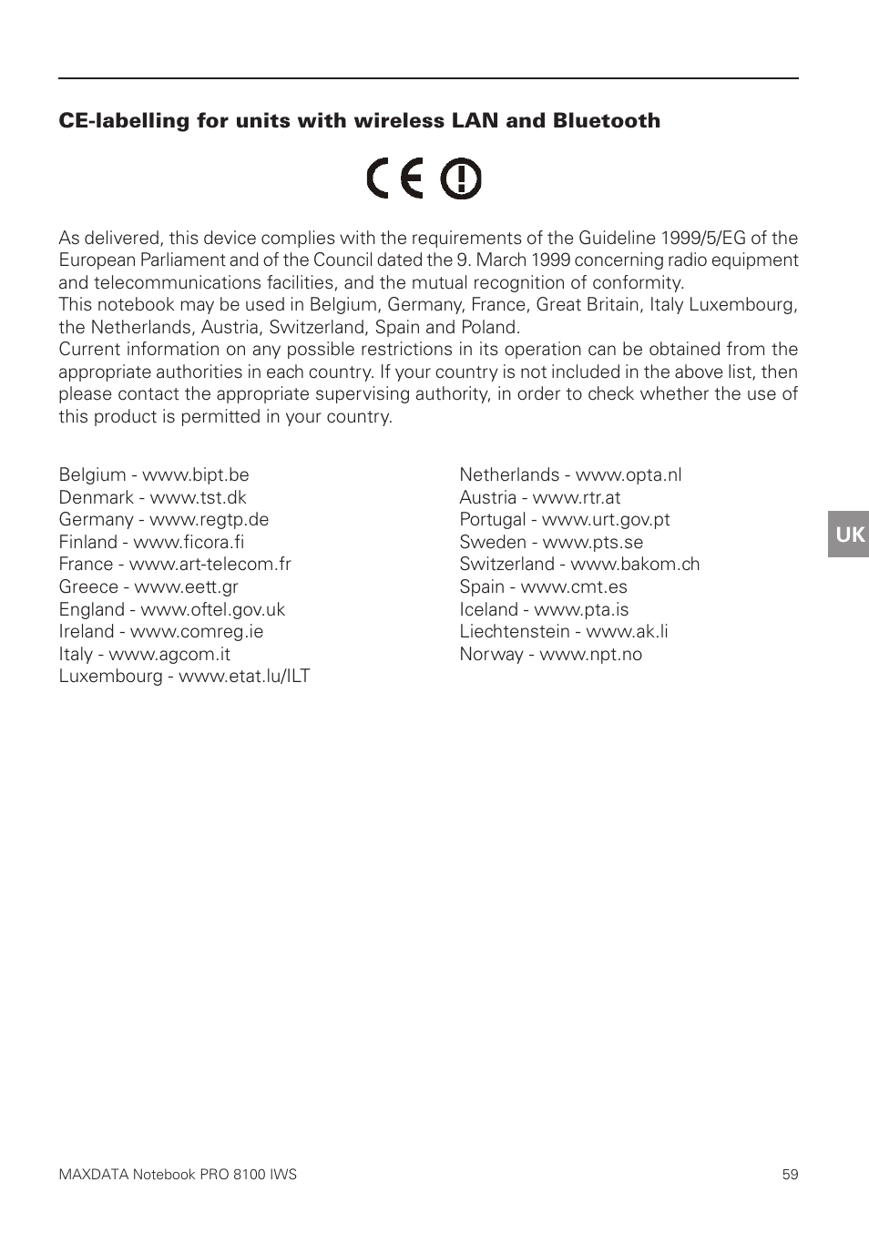 MAXDATA PRO 8100 IWS User Manual | Page 13 / 44