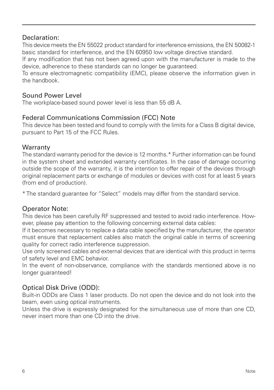 MAXDATA NOTEBOOK PRO 5500 IR User Manual | Page 6 / 48