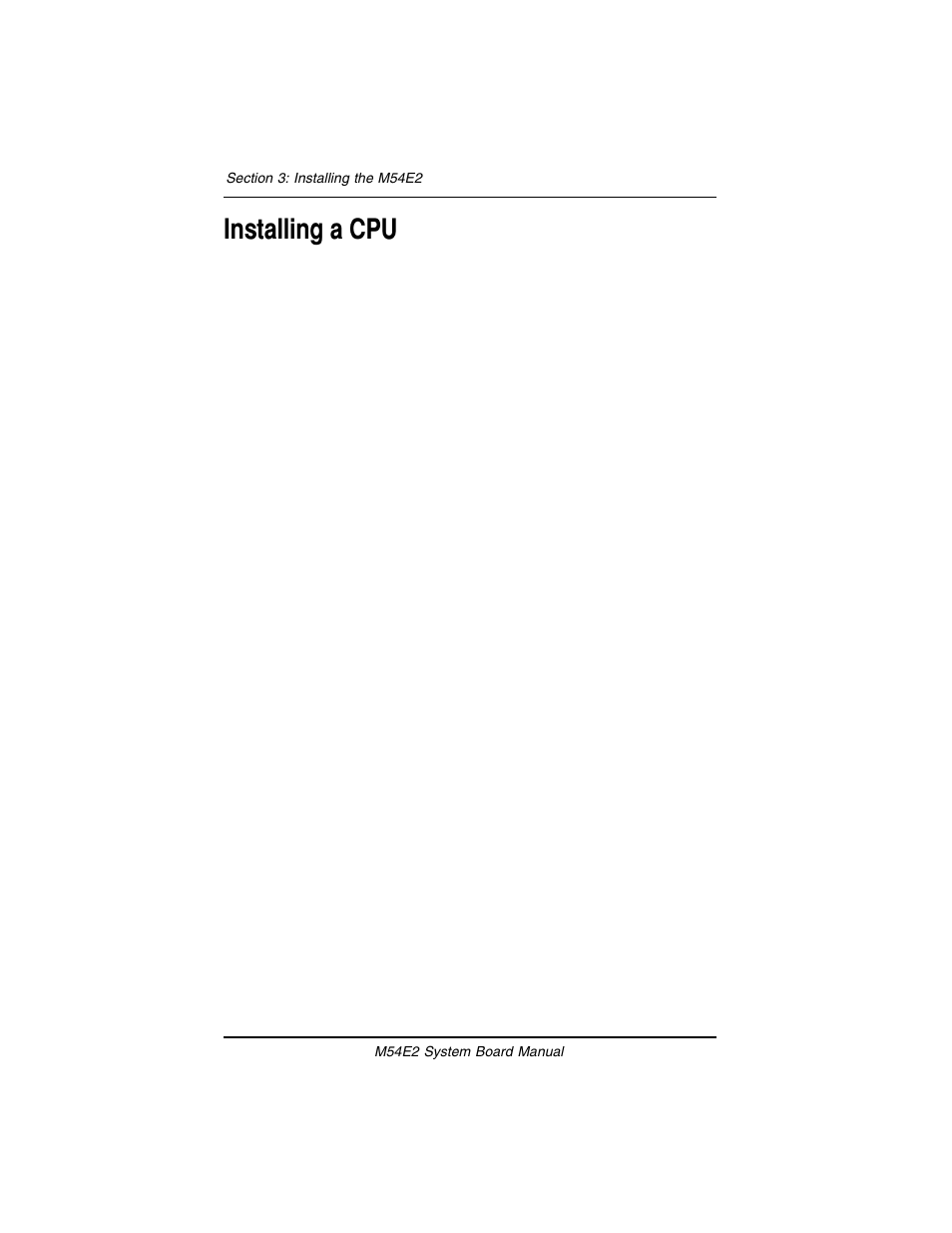 Installing a cpu | Micronics M54E2 PCI/EISA User Manual | Page 25 / 79