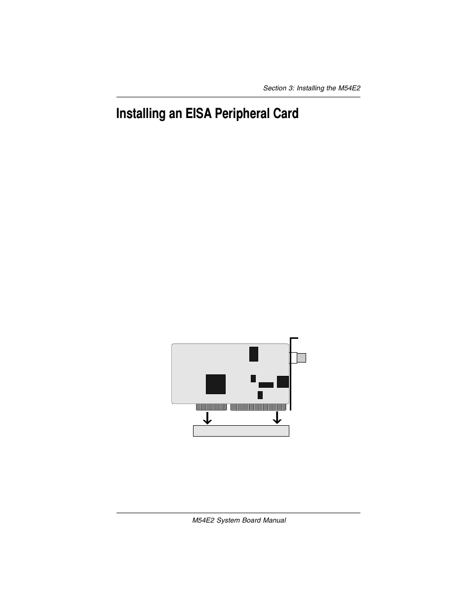Installing an eisa peripheral card | Micronics M54E2 PCI/EISA User Manual | Page 28 / 79