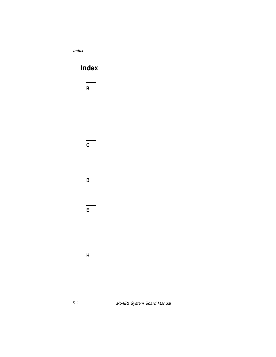 Index | Micronics M54E2 PCI/EISA User Manual | Page 76 / 79