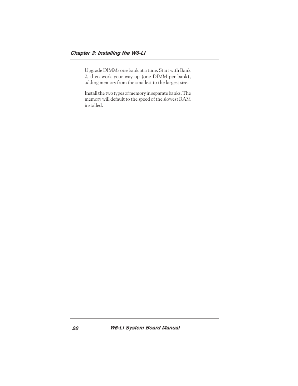 Micronics PENTIUM PRO W6-LI User Manual | Page 22 / 82