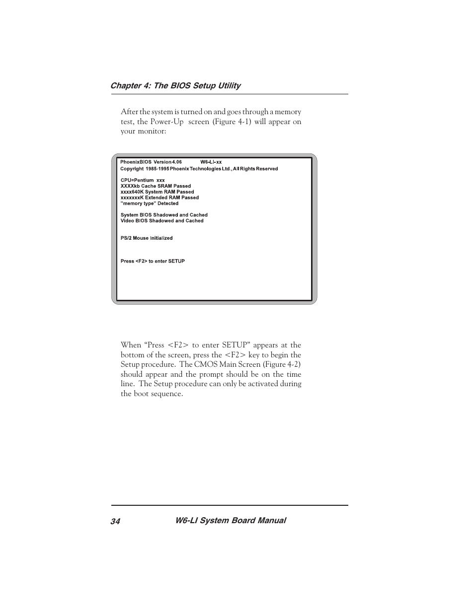 Micronics PENTIUM PRO W6-LI User Manual | Page 36 / 82
