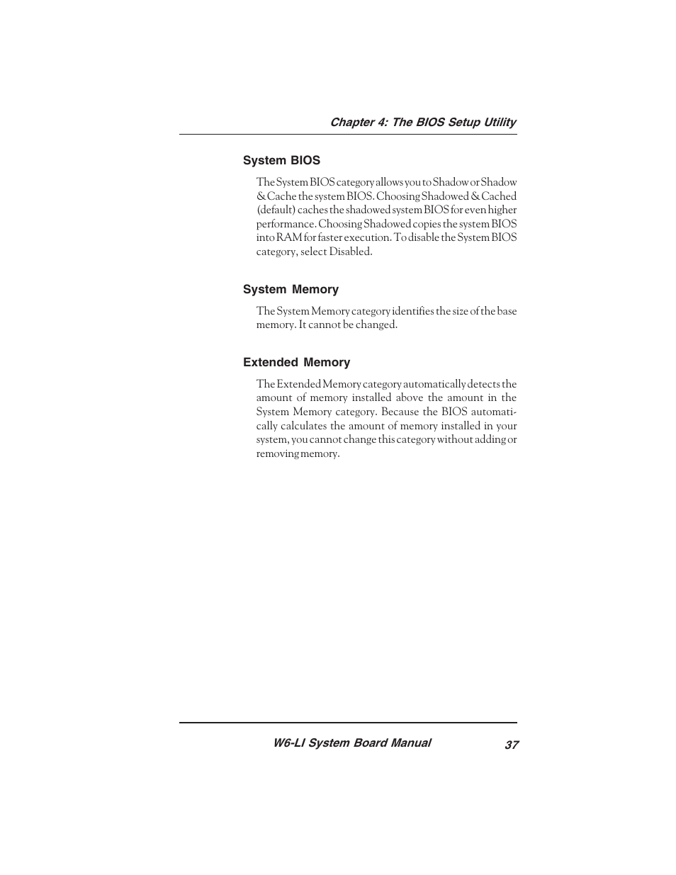 Micronics PENTIUM PRO W6-LI User Manual | Page 39 / 82