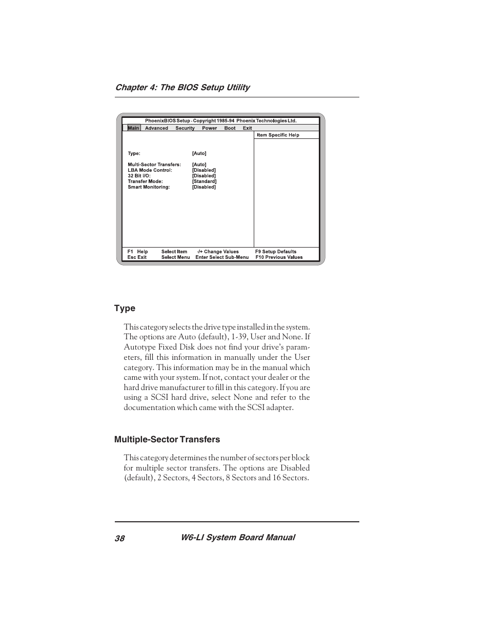 Micronics PENTIUM PRO W6-LI User Manual | Page 40 / 82