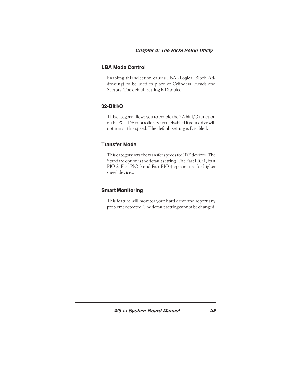 Micronics PENTIUM PRO W6-LI User Manual | Page 41 / 82