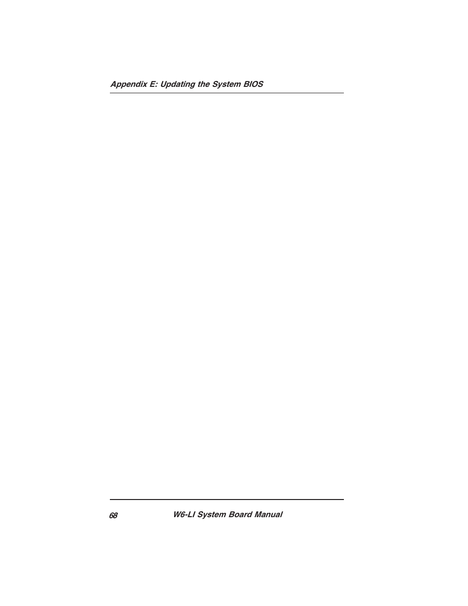 Micronics PENTIUM PRO W6-LI User Manual | Page 70 / 82