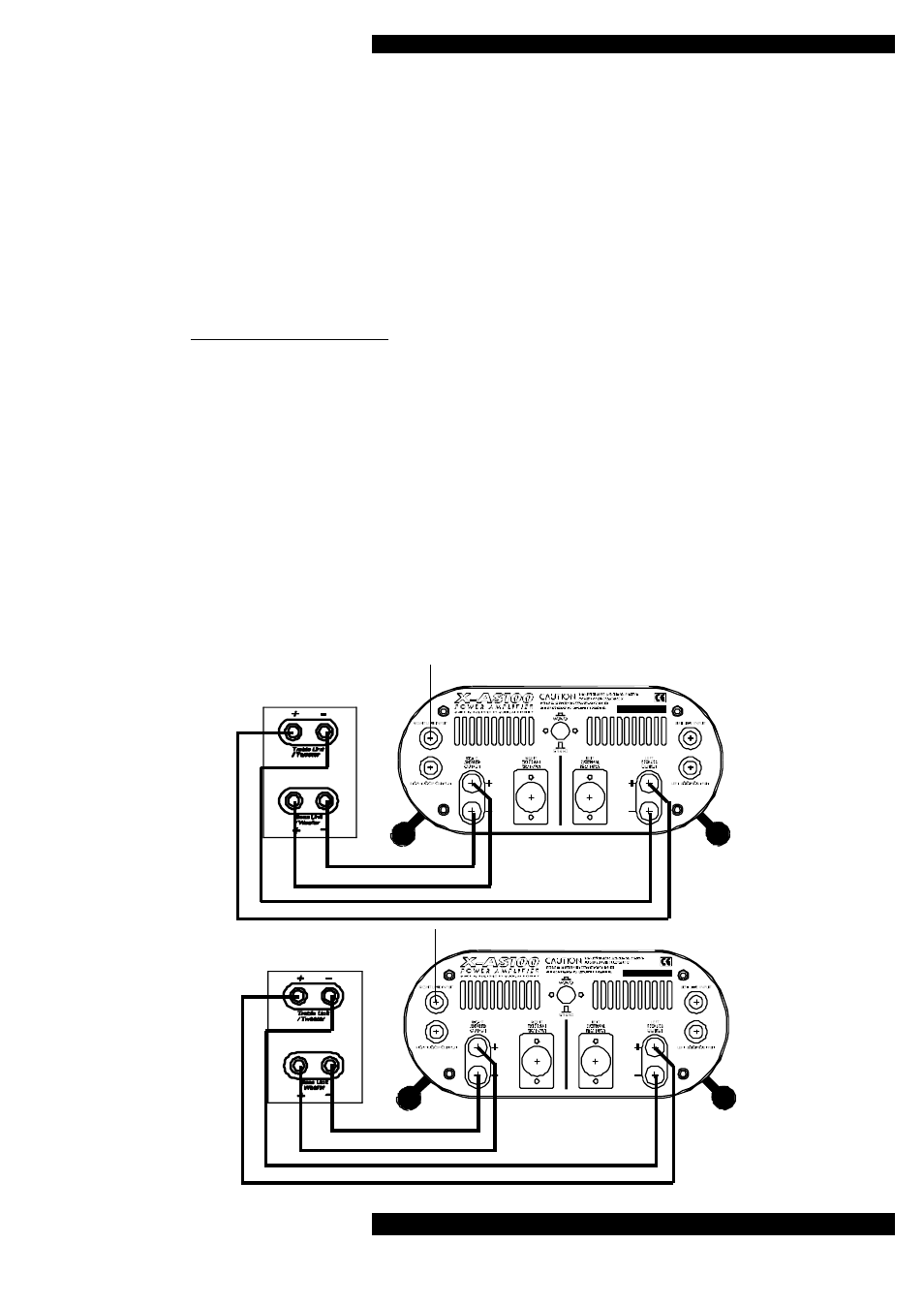 Connections, X-as100 | Musical Fidelity X-AS100 User Manual | Page 6 / 9