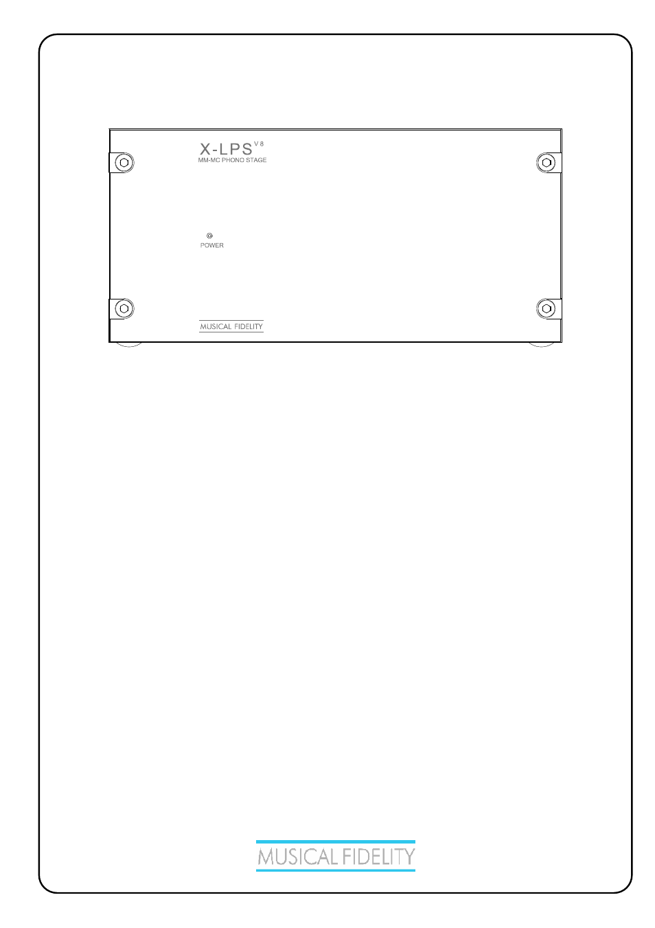 Musical Fidelity X-LPSV8 User Manual | 10 pages