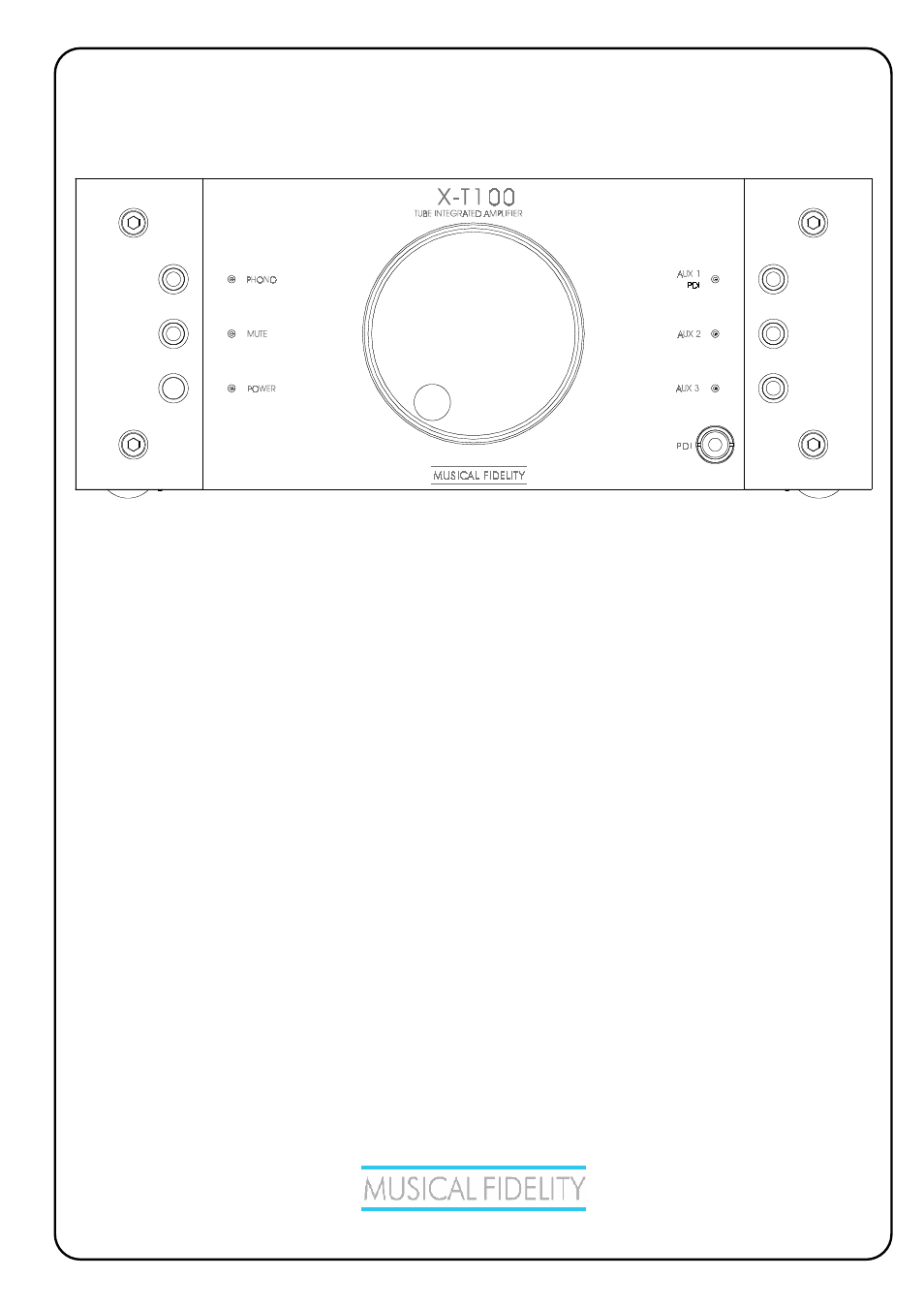 Musical Fidelity X-T100 User Manual | 11 pages
