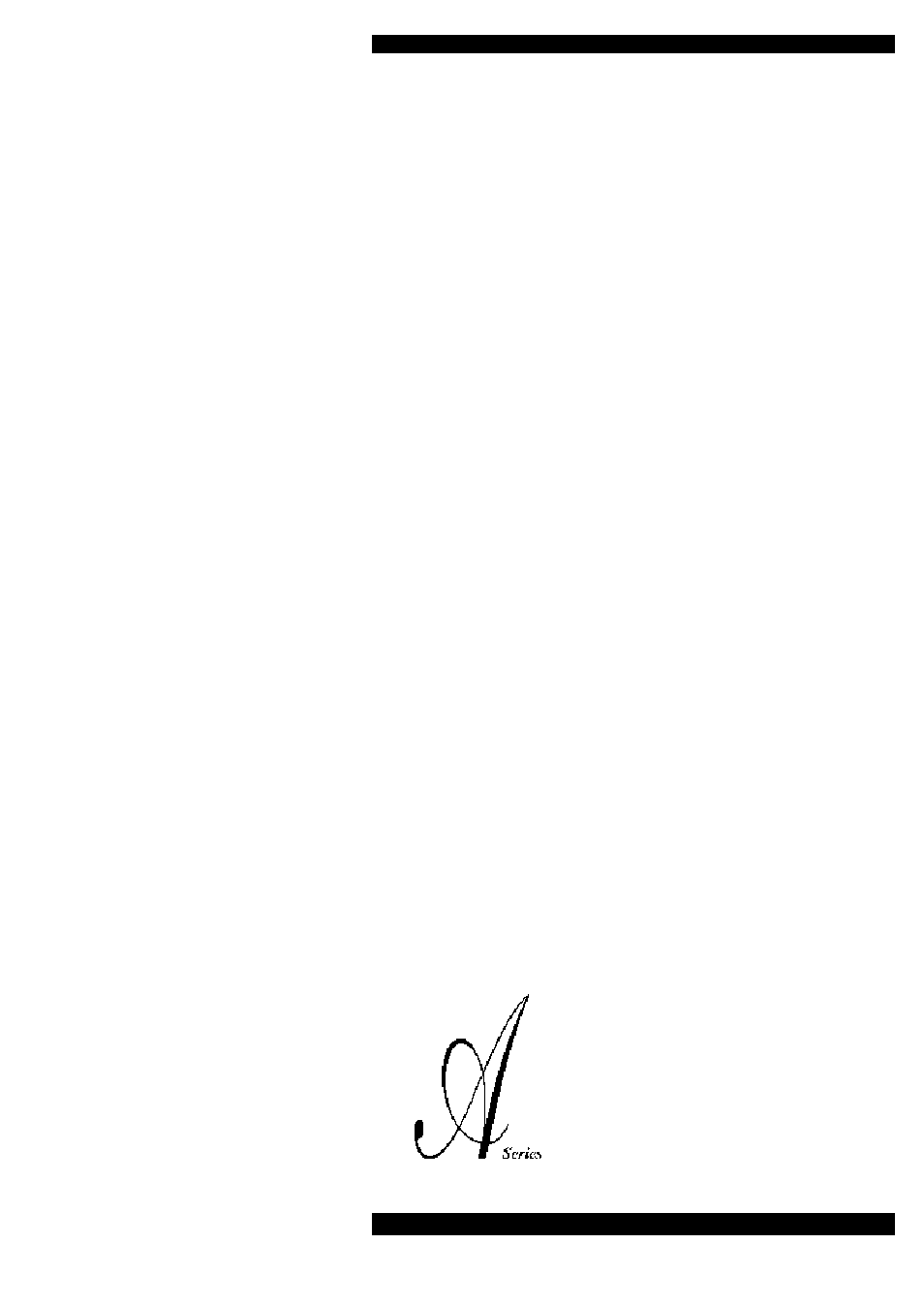 Musical Fidelity A1001 User Manual | 8 pages