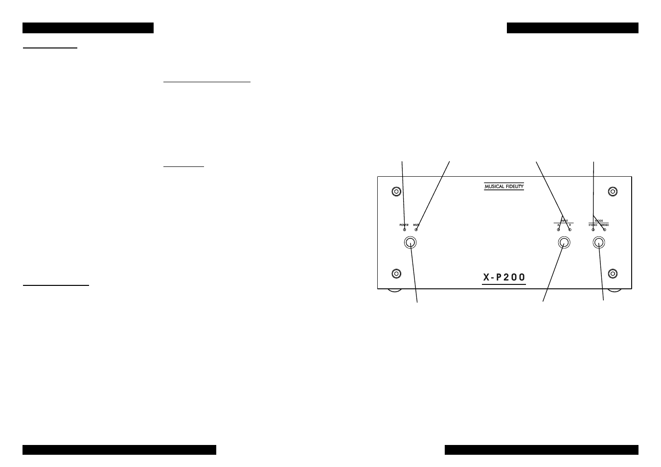 X - p 2 0 0 | Musical Fidelity X-P200 User Manual | Page 3 / 4