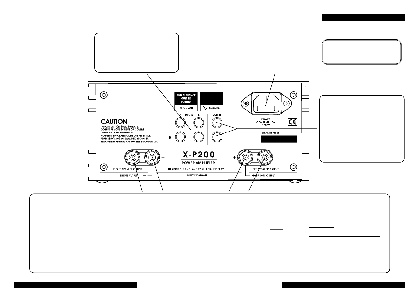 Musical Fidelity X-P200 User Manual | Page 4 / 4