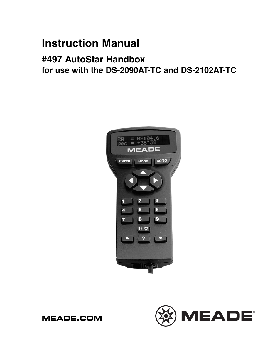 Meade Instruments DS-2102AT-TC User Manual | 20 pages