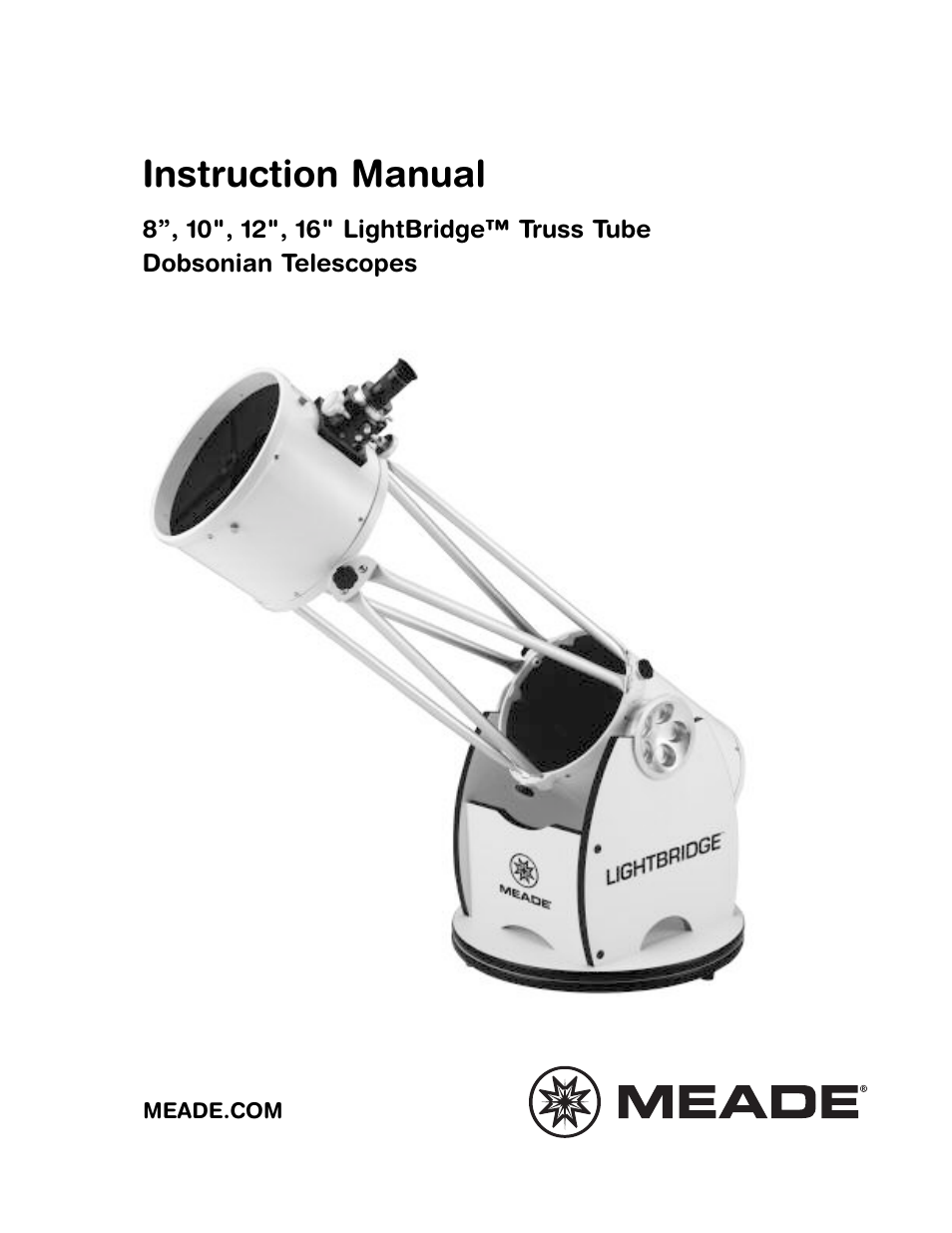Meade Instruments LightBridge Truss Tube User Manual | 24 pages