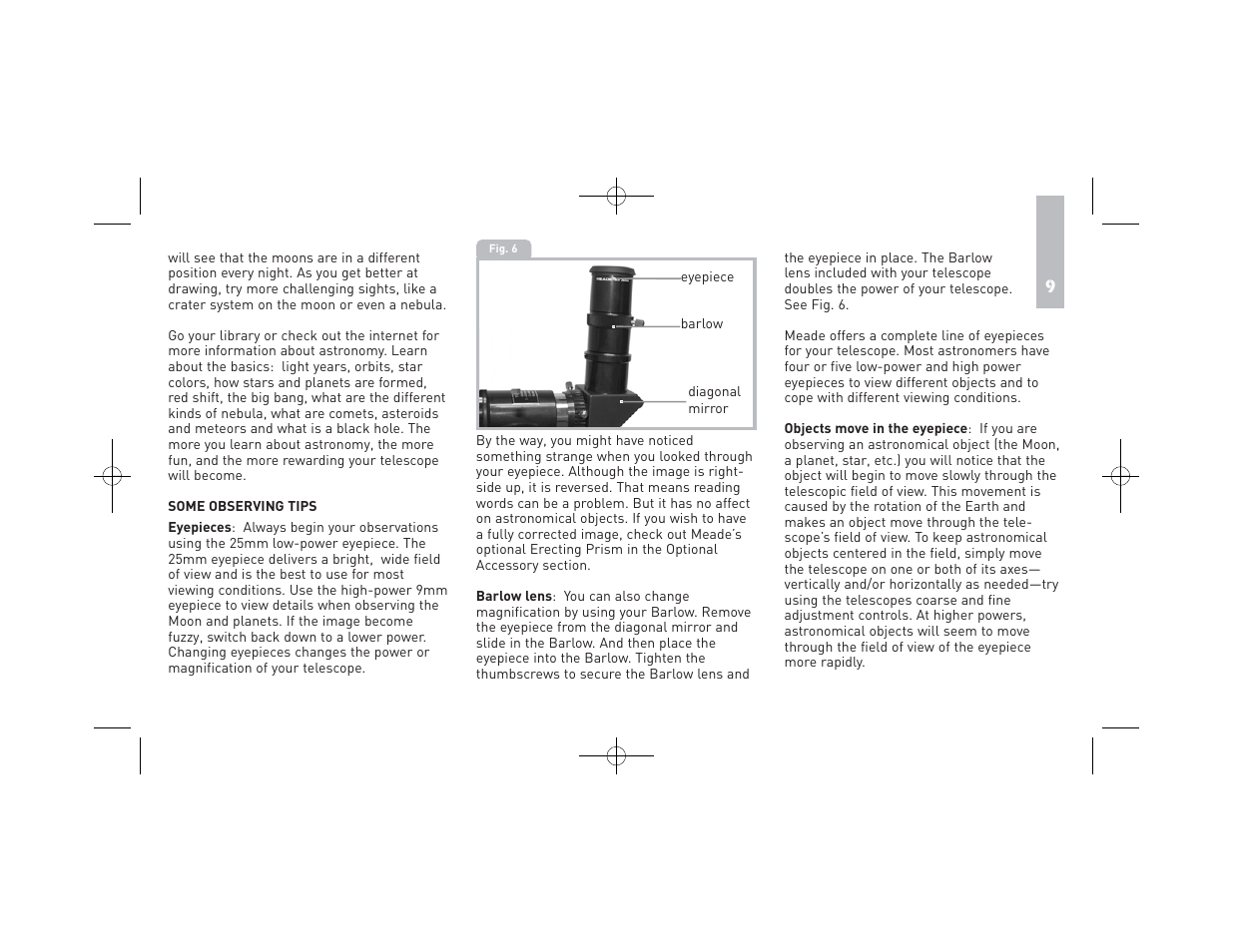 Meade Instruments RB-70 User Manual | Page 11 / 20