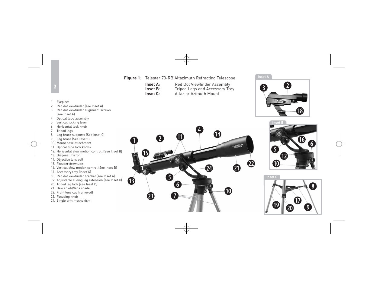 Figure 1 | Meade Instruments RB-70 User Manual | Page 4 / 20