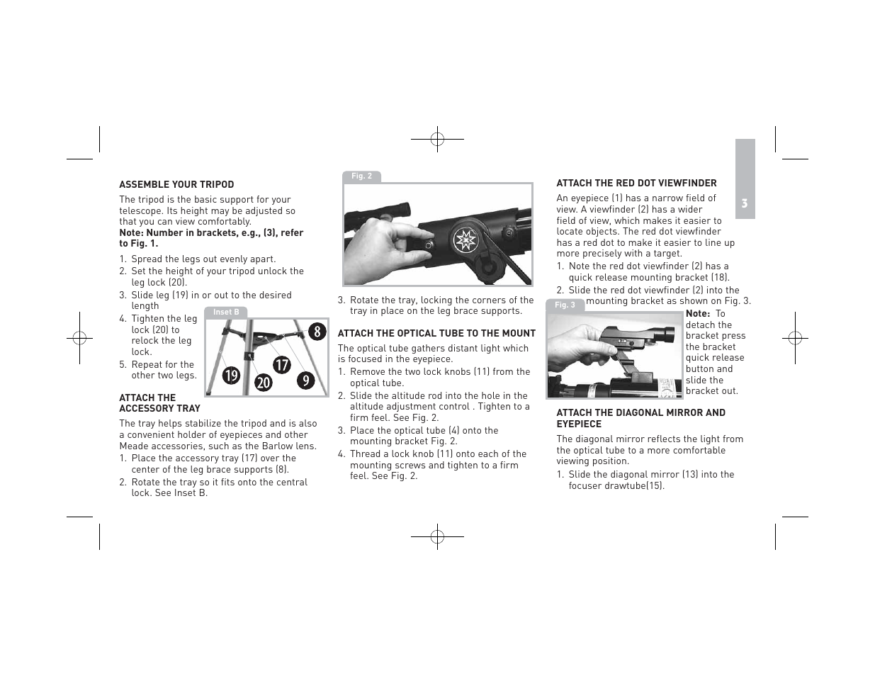 Meade Instruments RB-70 User Manual | Page 5 / 20