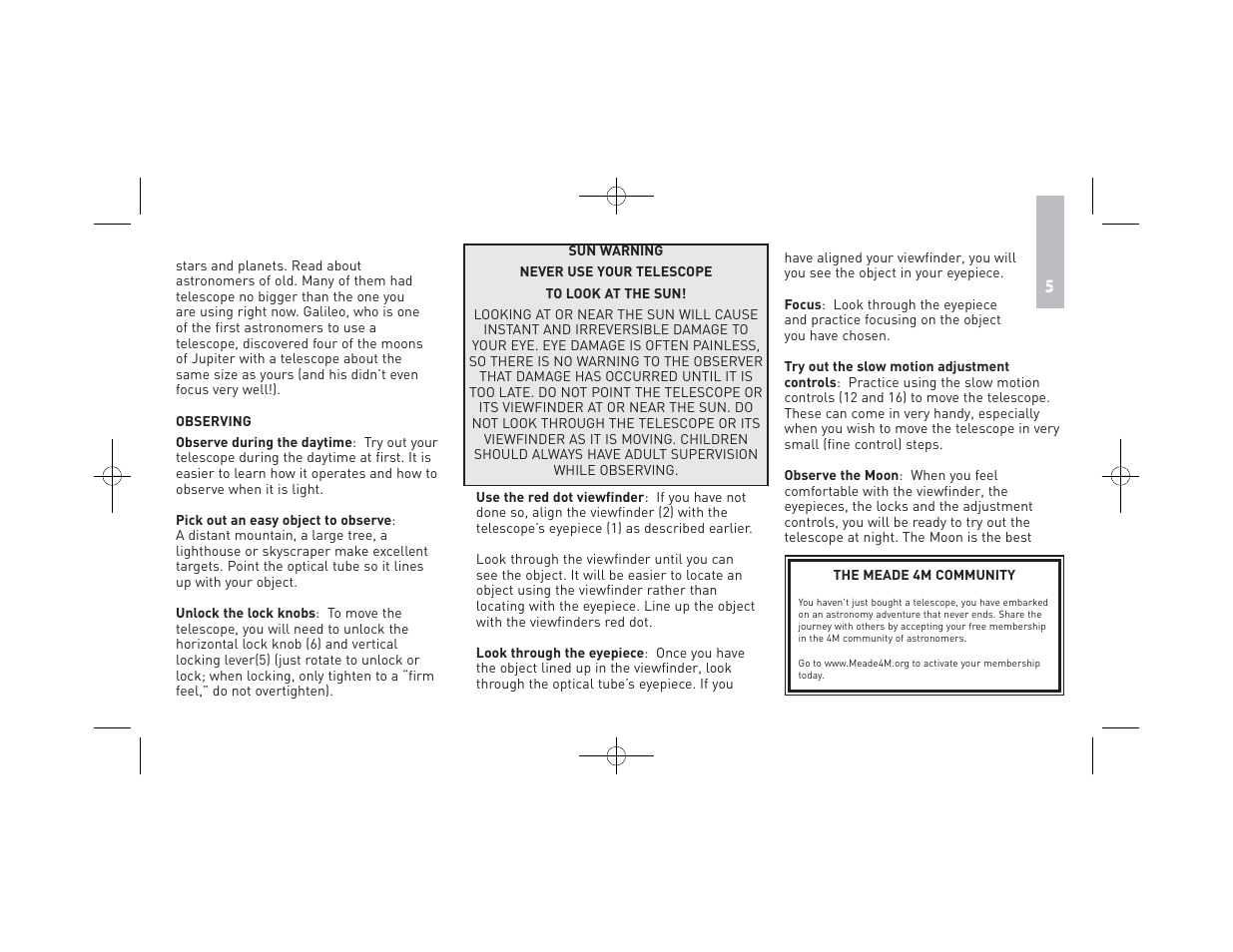 Meade Instruments RB-70 User Manual | Page 7 / 20