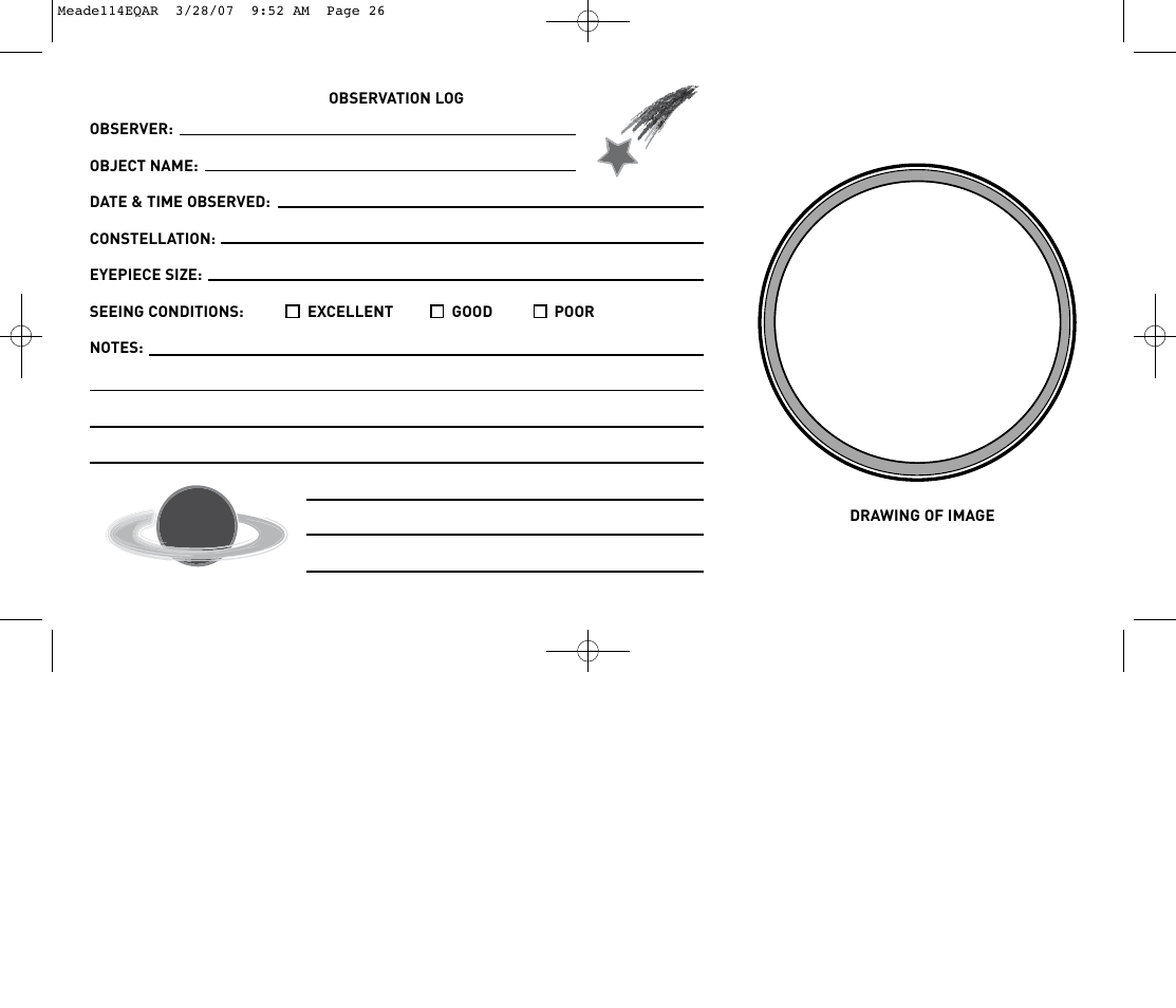 Meade Instruments 114EQ-AR User Manual | Page 26 / 28